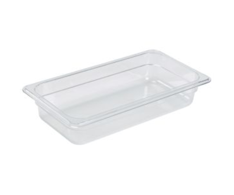 Genware 1/3 -Polycarbonate GN Pan 65mm Clear