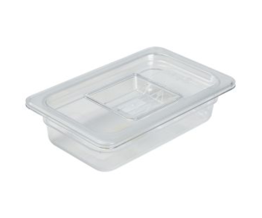 Genware 1/4 -Polycarbonate GN Pan 65mm Clear