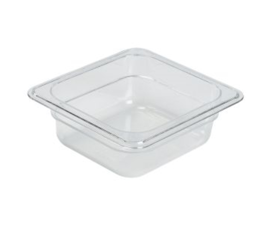 Genware 1/6 -Polycarbonate GN Pan 65mm Clear