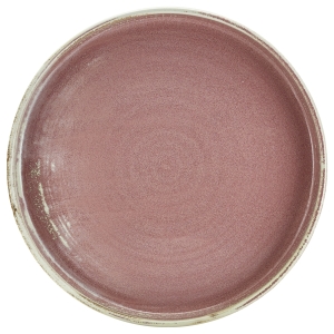 Genware Terra Porcelain Rose Presentation Plate 26cm(Pack of 6)