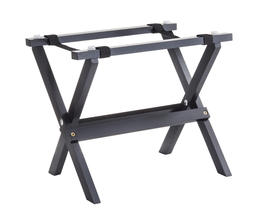 TableCraft Mini Table Tray Stand Black Finish, 23.5 cm H