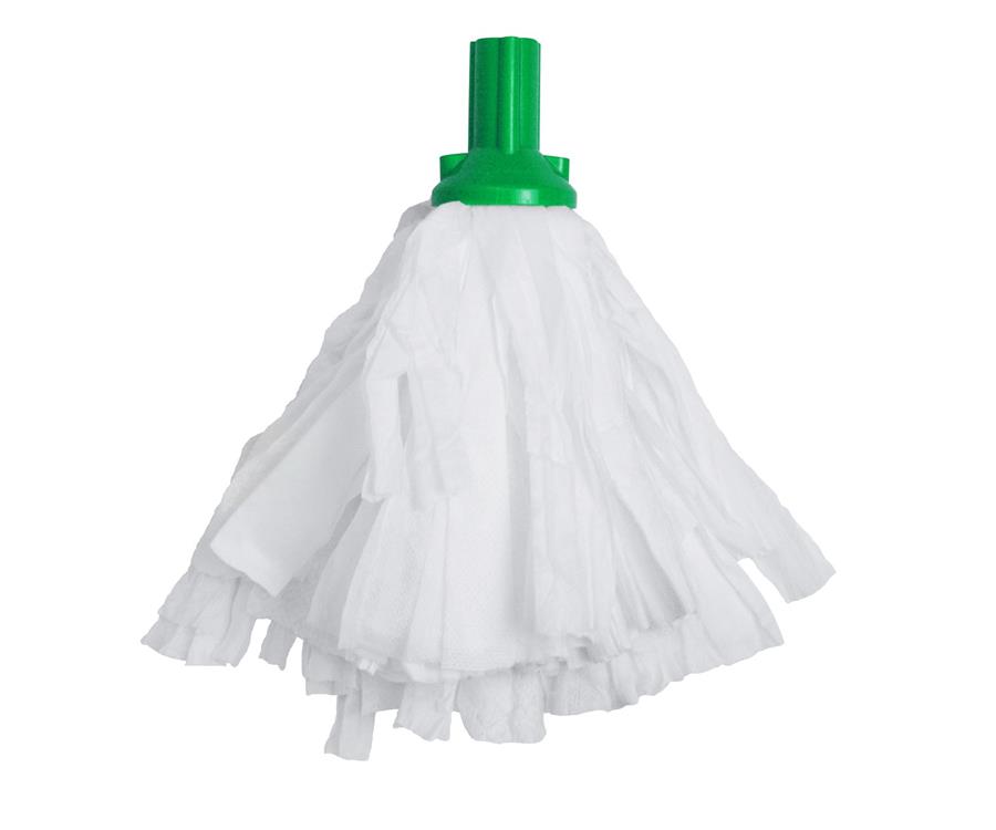 SYR Screwfit Syrsorb Large White Mop Head 120g Green Socket(Pack of 50)