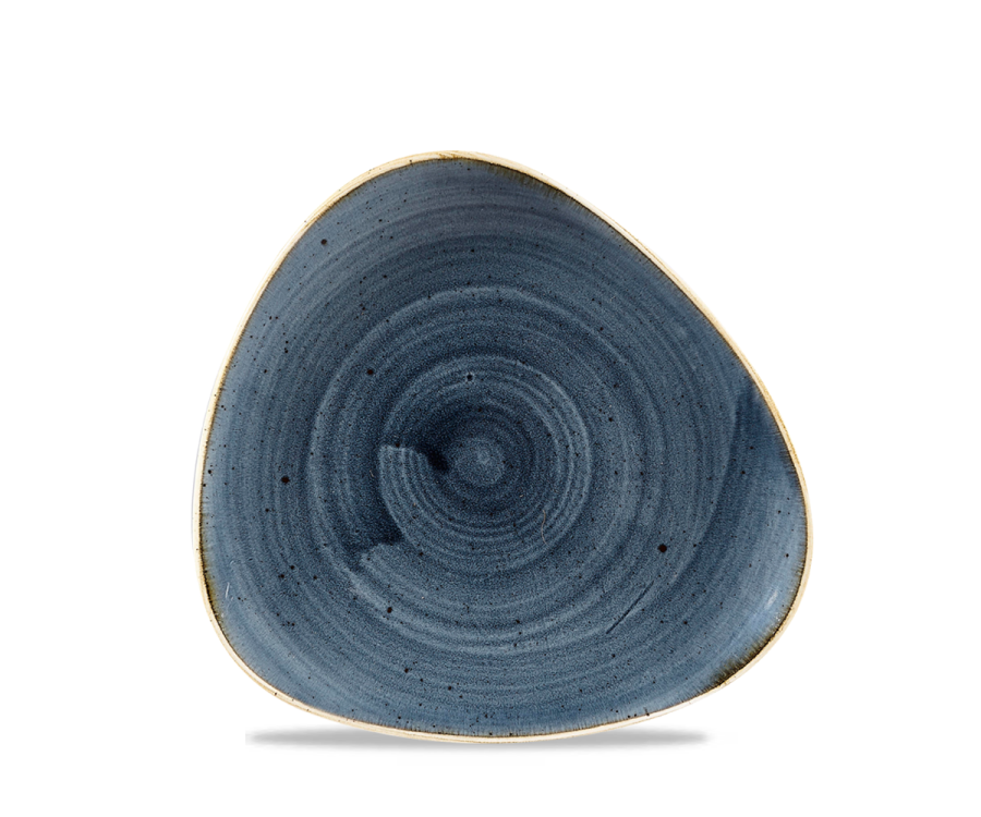 Churchill Stonecast Blueberry Lotus Plate 7