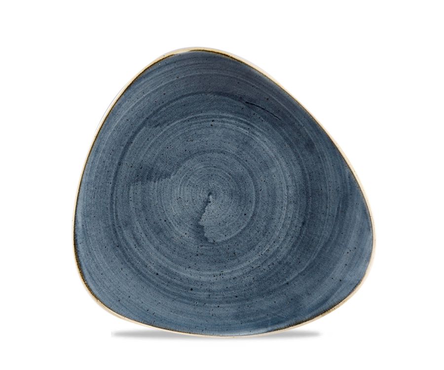 Churchill Stonecast Blueberry Lotus Plate 9