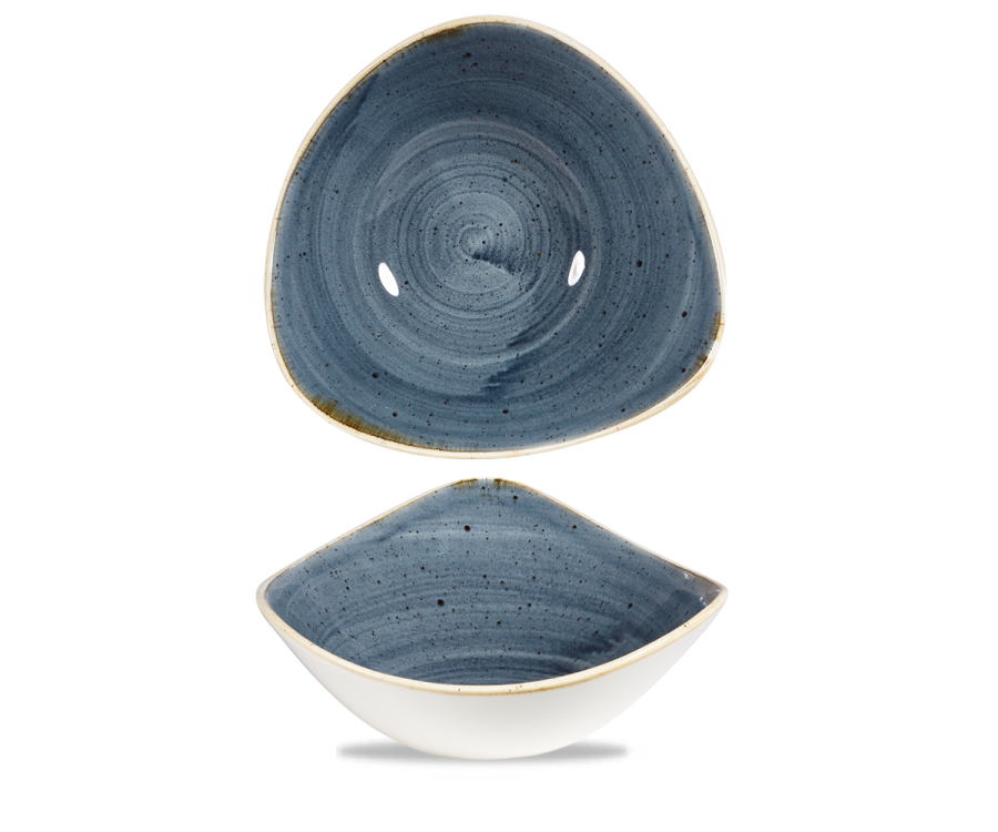 Churchill Stonecast Blueberry Lotus Bowl 9