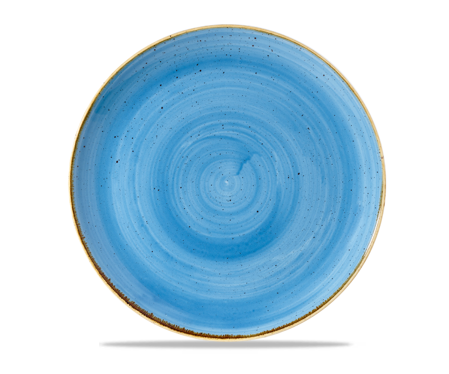 Churchill Stonecast Cornflower Blue Coupe Plate 11.25