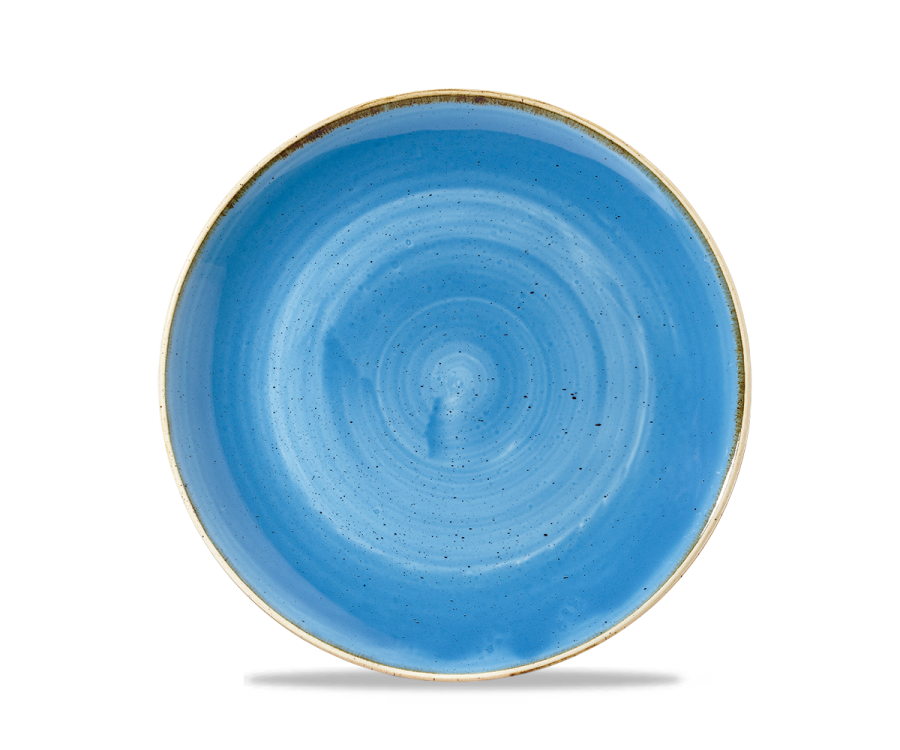 Churchill Stonecast Cornflower Blue Coupe Bowl 9.75