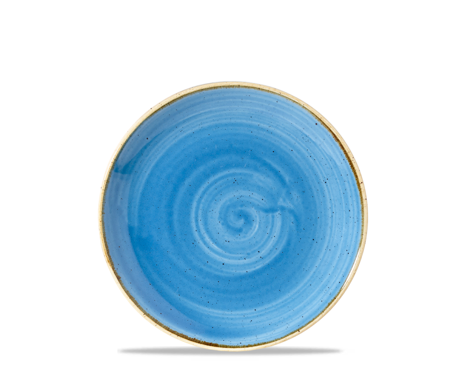 Churchill Stonecast Cornflower Blue Coupe Plate 6.5