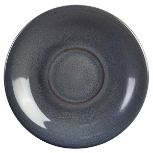 Genware Terra Stoneware Rustic Blue Saucer 15cm(Pack of 6)