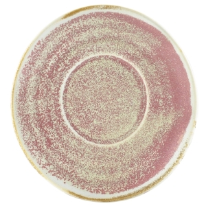 Genware Terra Porcelain Rose Saucer 14.5cm(Pack of 6)