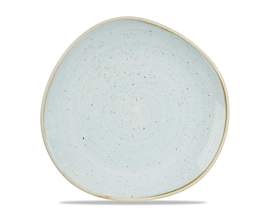 Churchill Stonecast Duck Egg Round Trace Plate 11 1/4
