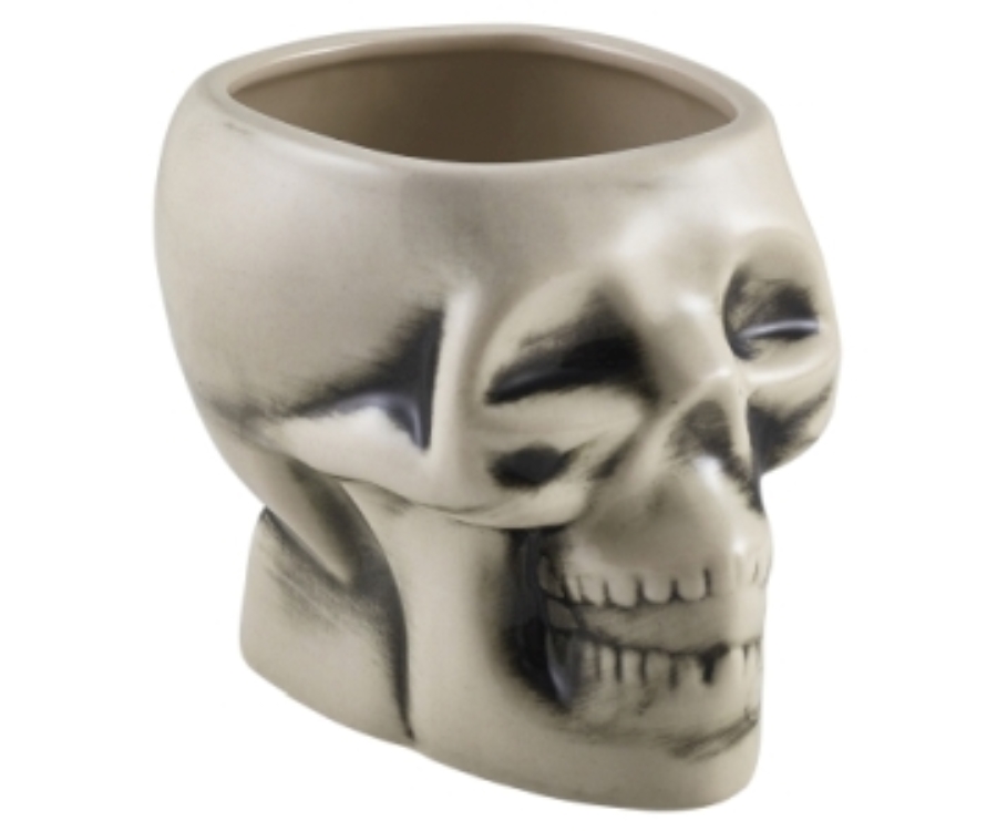 Genware White Skull Tiki Mug 40cl/14oz(Pack of 6)