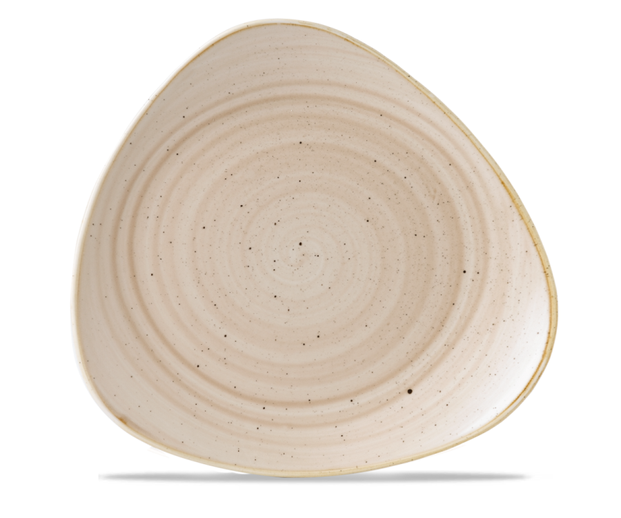 Churchill Stonecast Nutmeg Cream Lotus Plate 12