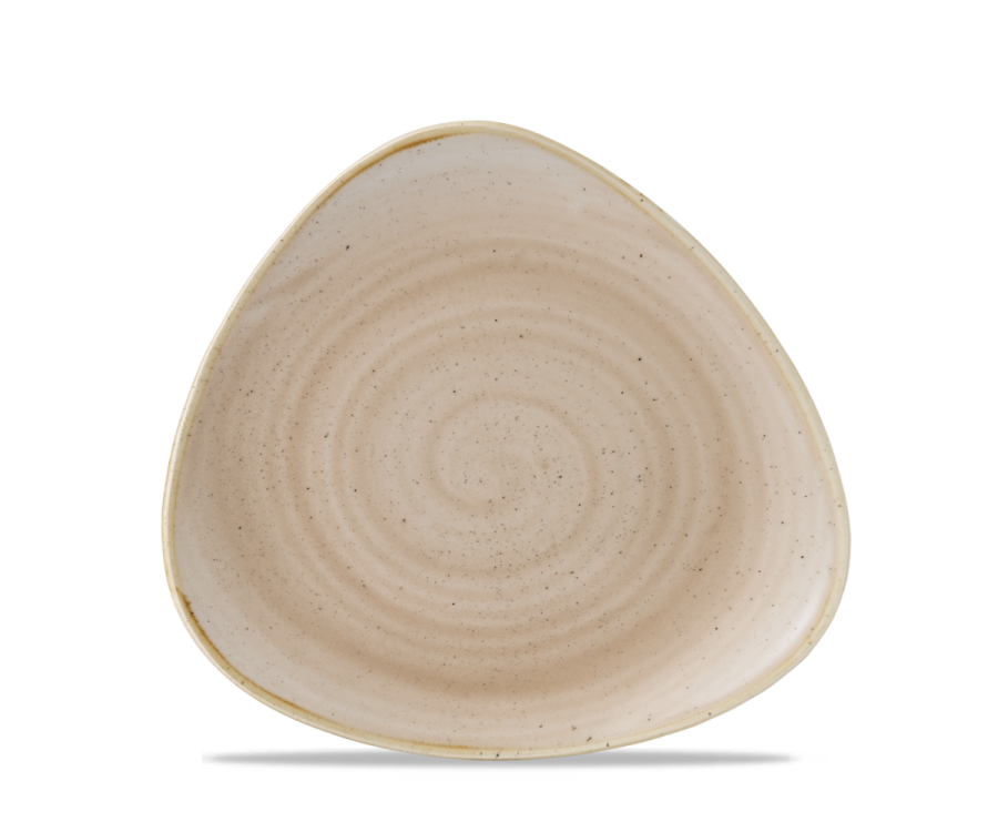 Churchill Stonecast Nutmeg Cream Lotus Plate 7