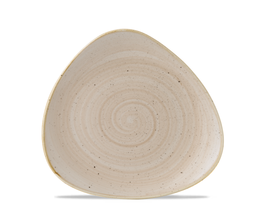 Churchill Stonecast Nutmeg Cream Lotus Plate 9