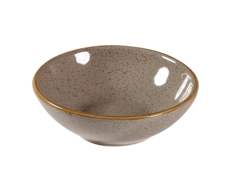 Churchill Stonecast Grey Shallow Bowl 6Oz(Pack of 12)