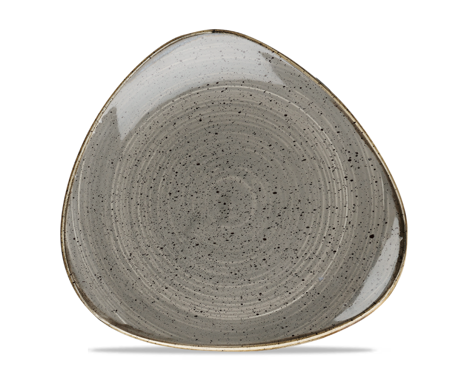 Churchill Stonecast Grey Lotus Plate 10