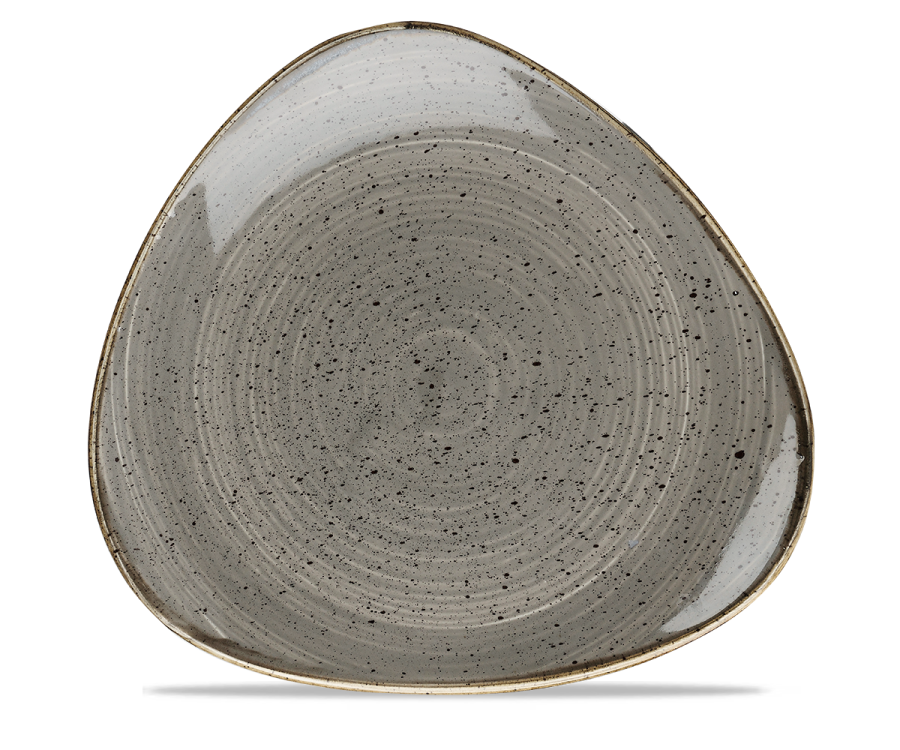 Churchill Stonecast Grey Lotus Plate 12