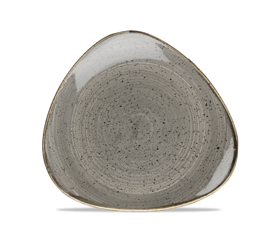 Churchill Stonecast Grey Lotus Plate 7