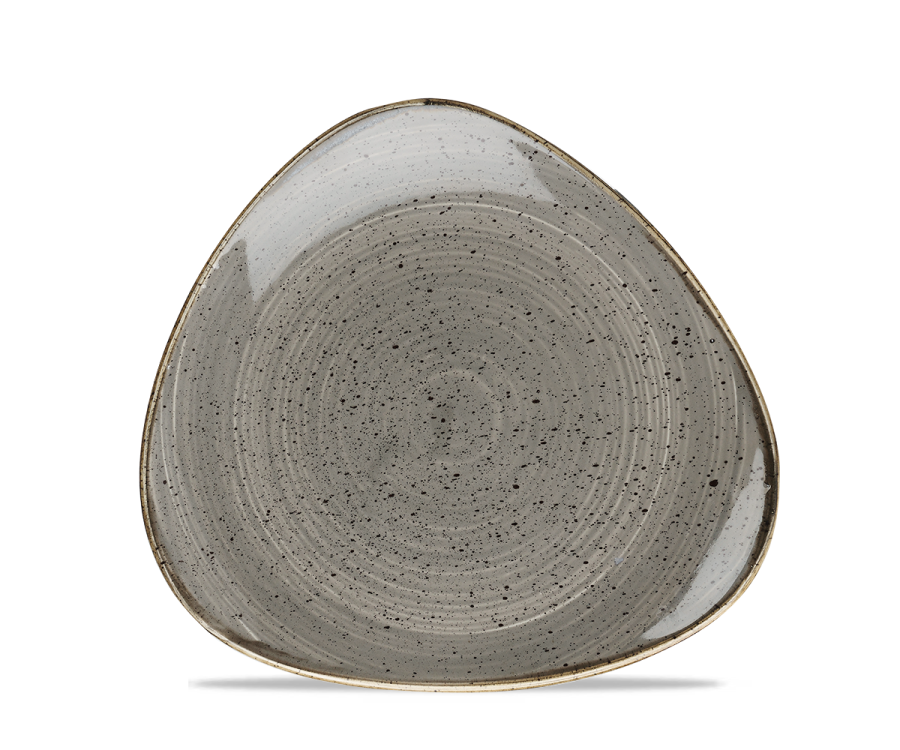 Churchill Stonecast Grey Lotus Plate 9
