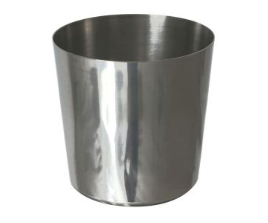 Genware Stainless Steel Serving Cup 8.5 x 8.5cm(Pack of 12)