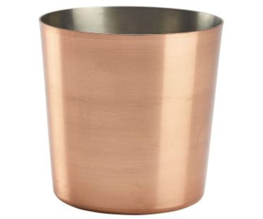 Genware Copper Plated Serving Cup 8.5 x 8.5cm(Pack of 12)