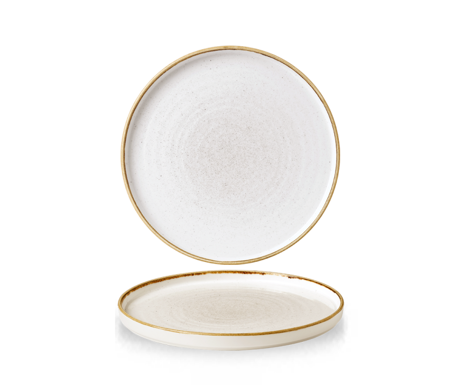 Churchill Stonecast Barley White Walled Plate 8.67
