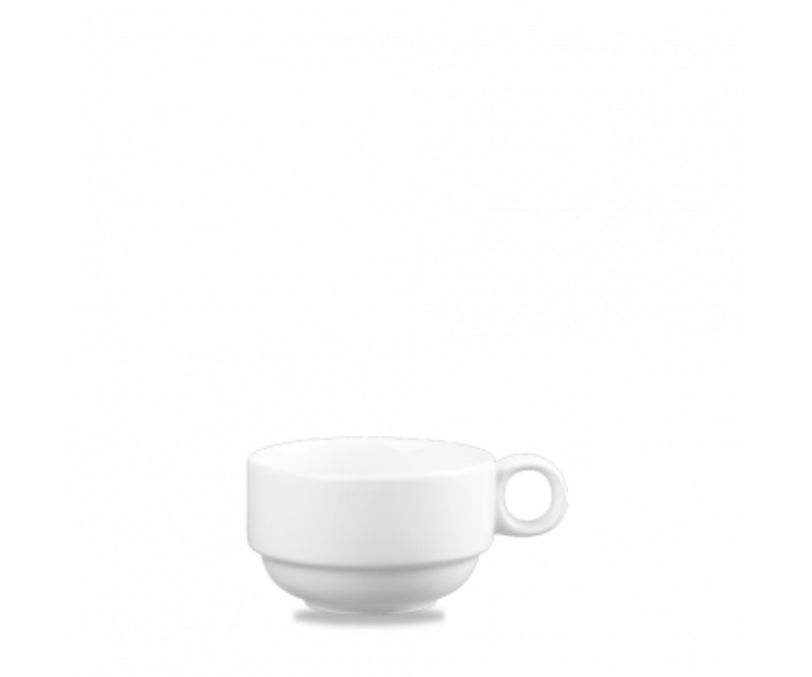 Churchill White Profile Stacking Cup 7oz (Pack of 12)