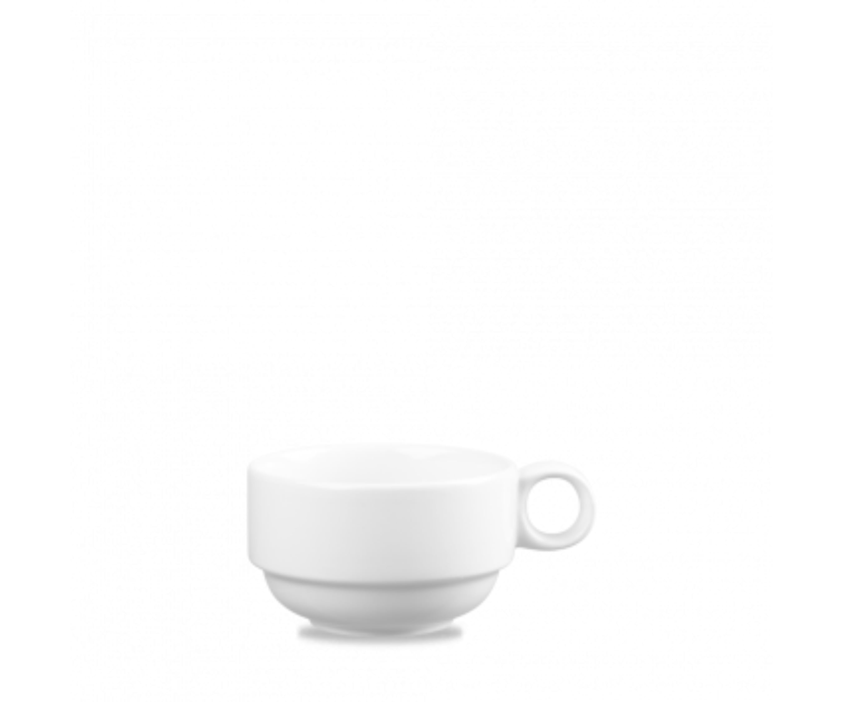 Churchill White Profile Stacking Cup 10oz (Pack of 12)