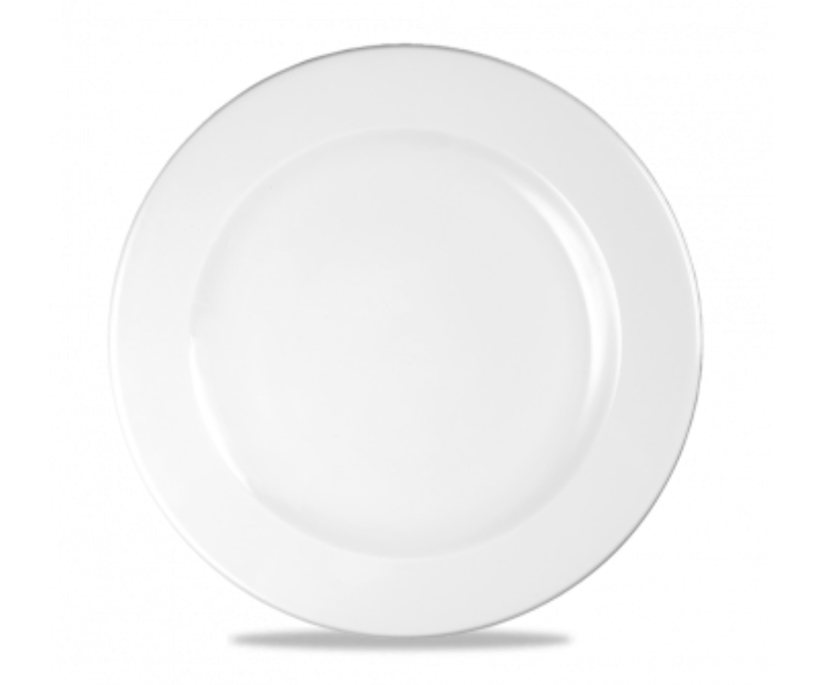 Churchill White Profile Footed Plate 10 1/4
