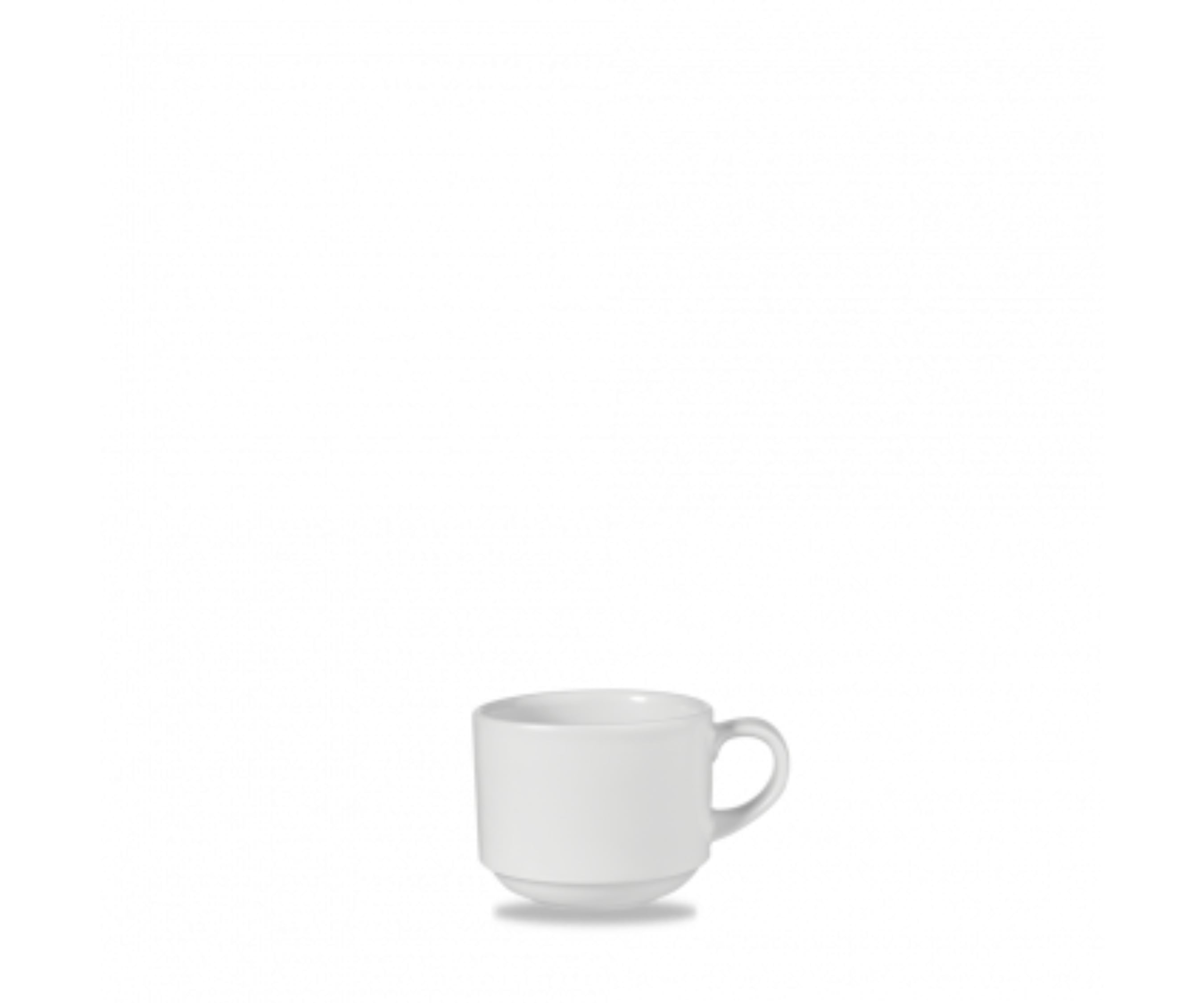 Churchill White Profile Stacking Cup 3oz (Pack of 12)