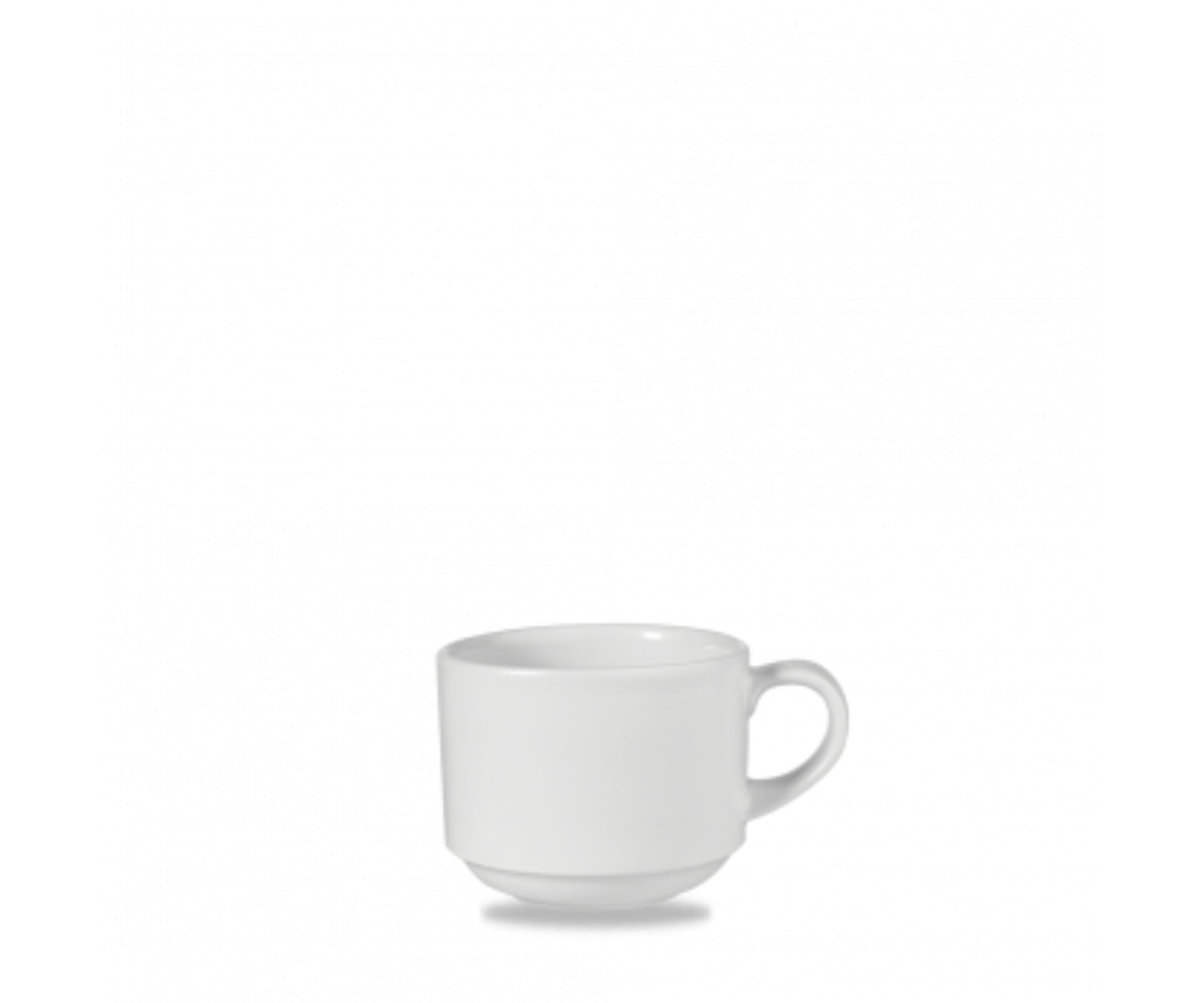 Churchill White Profile Stacking Cup 8oz (Pack of 12)