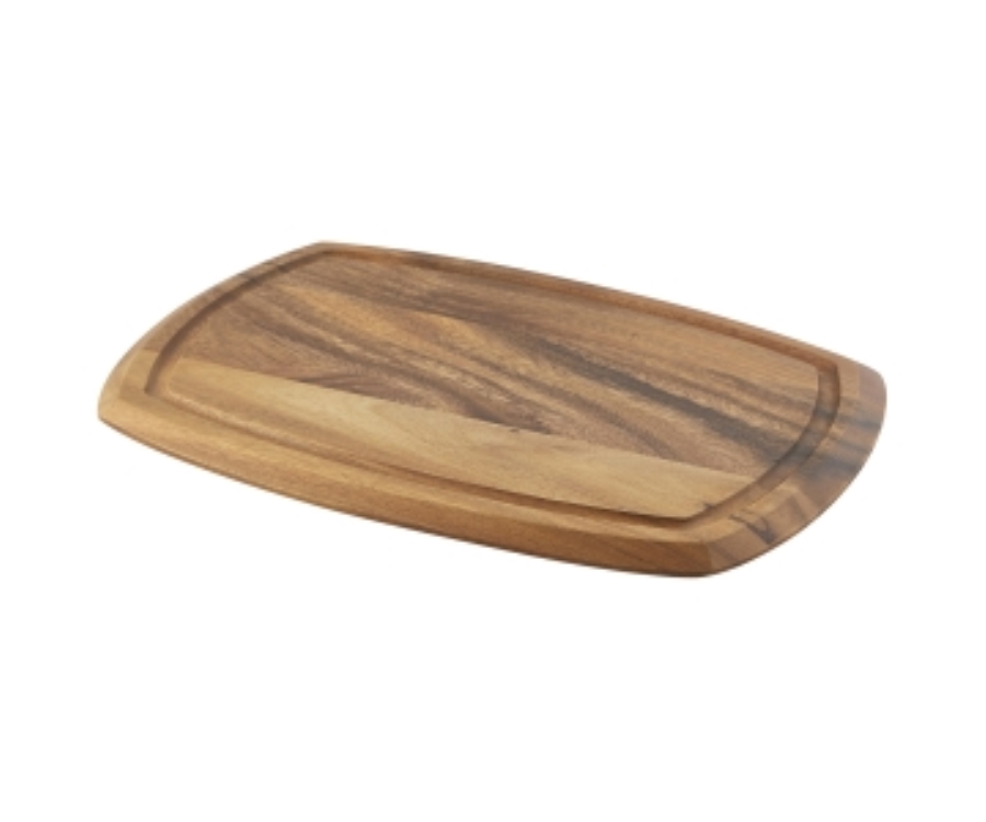 Genware Acacia Wood Serving Board 36 x 25.5 x 2cm