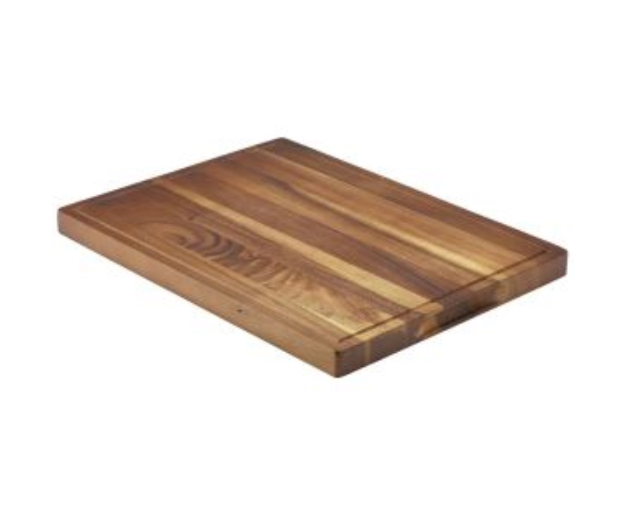 Genware Acacia Wood Serving Board 40 x 30 x 2.5cm
