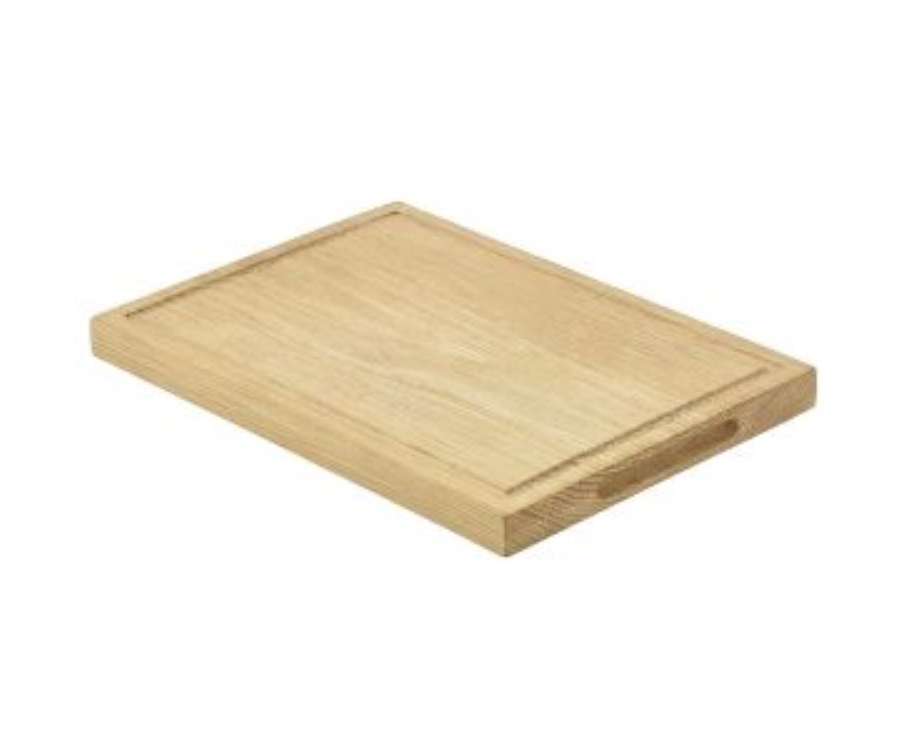 Genware Oak Wood Serving Board 28 x 20 x 2cm