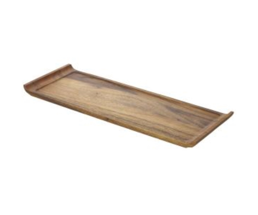 Genware Acacia Wood Serving Platter 46 x 17.5 x 2cm