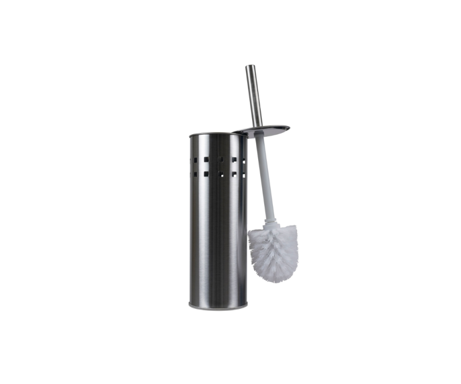 SYR Toilet Brush with Holder Complete Stainless Steel